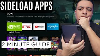 How To Sideload Apps into Nvidia Shield Two minute setup [upl. by Rance]