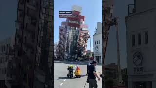 Scenes from Hualien Taiwan after magnitude 72 earthquake [upl. by Flor510]