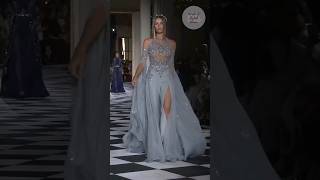 Madison Headrick walking for Zuhair Murad Fallwinter 201819 Couture show [upl. by Icyaj]