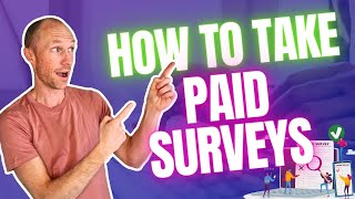 How to Take a Paid Survey StepbyStep Guide [upl. by Nowad]