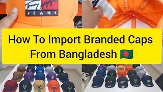 100 Original Export Branded Mens Cap  Branded Cap Wholesale  Custom logo Cap Manufacturer [upl. by Atlee867]