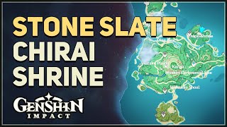 The Farmers Treasure Guide All 4 Stone Slate Locations In Genshin Impact [upl. by Aracot]