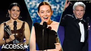 Critics Choice Awards 2024 Top Moments Emma Stone America Ferrera amp More [upl. by Otsirave]