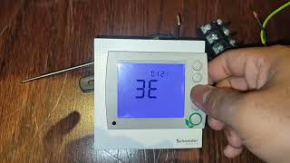 fix problemsetting thermostat FCU Schneider TC300TC303 PART 2 [upl. by Sorcha]