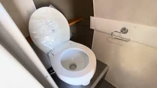 BACKPACK Front Flush Toilet Floor Plan Walkthrough [upl. by Bee]