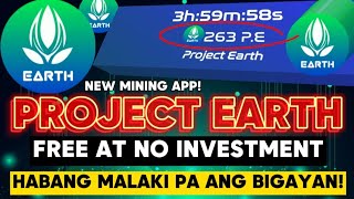 PROJECT EARTH AIRDROP MINING APP FREE 50 PE TOKEN UPON SIGN UP [upl. by Vedette410]