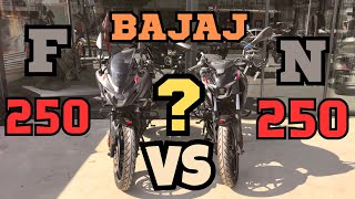 Bajaj Pulsar F250  N250 Karşılaştırma  Motosiklet Kıyaslama  Hangisi Alınır  Bafra  Uçar Makina [upl. by Mcmillan]