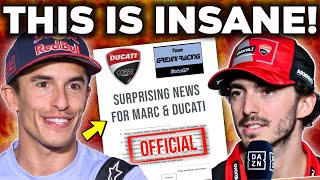 HUGE NEWS For Marc Marquez amp Ducati JUST Got Leaked Bagnaia FURIOUS cheating Exposes  MotoGP News [upl. by Axel]