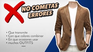 BLAZER saco CAFÉ ➤ Como combinar en ocasiones formales casuales y Semi formales muchos OUTFITS [upl. by Taka]