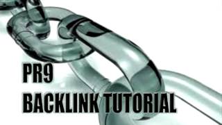 PR9 Backlink Tutorial WHAT IS A BACKLINK [upl. by Ivets906]