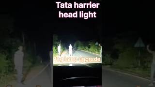 Tata Harrier head light amp fog lamp upgrade [upl. by Araeic]