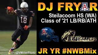 DJ FRYAR 21 LBRB Steilacoom HS WA  JR YR NWBMix [upl. by Nahraf]