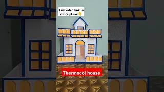 Thermocol house  diwali ghar  shorts youtubeshorts shortsvideo [upl. by Tori]