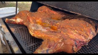 Cooking A Whole Hog Step By Step [upl. by Lemak]