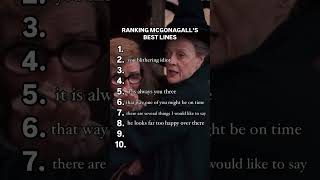 Top 10 Professor McGonagall lines [upl. by Ziegler]