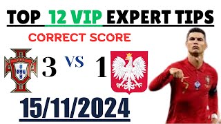 TODAYS FOOTBALL PREDICTIONS FRIDAY 15th NOV 2024 ACCURATE amp SURE BETTING TIPS EXPERT ANALYSIS [upl. by Yesnel999]