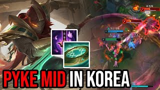 FIRST KOREA GAME PYKE MID [upl. by Eldwun534]