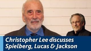 Christopher Lee discusses working with Spielberg Scorcese Peter Jackson and George Lucas [upl. by Ssenav]