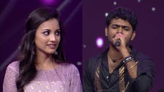 Karthik deveraj sings for maanasi  super singer 8  Vijay television [upl. by Yhotmit]