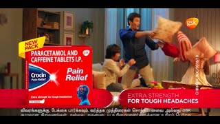 Crocin Pain Relief  Extra Strength for Tough Headaches  Tamil JH [upl. by Gavrila293]