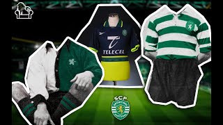 História das camisolas do Sporting CP [upl. by Airdua]