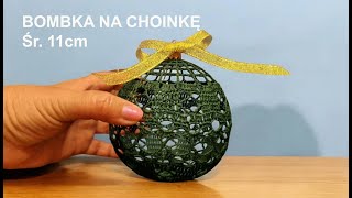 Bombka na choinkę Christmas tree bauble Adorno de árbol de Navidad Średnica 11 cm [upl. by Norre]