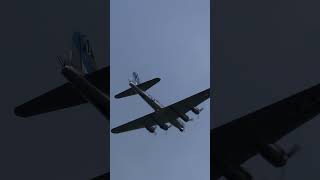 B17 Flying Fortress Sentimental Journey Fly By [upl. by Airotel]