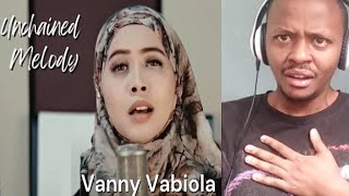 VANNY VABIOLA REACTION  Unchained Melody  The Righteous Brothers Cover By Vanny Vabiola [upl. by Drusus820]