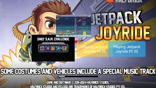 Playing Jetpack Joyride Pt 35 [upl. by Helbonna432]