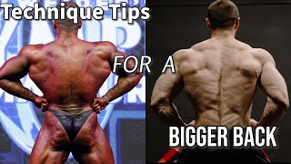 Lighter weight BIGGER BACK with better technique [upl. by Gershon]