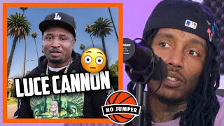 Bricc Baby Goes Off On Luce Cannon and Says Hes Not From The Hood [upl. by Otreblif]