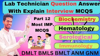 Part 12 Lab Technician Most Important Questions AnswerLab Technician Question Answer lab [upl. by Elfrieda574]