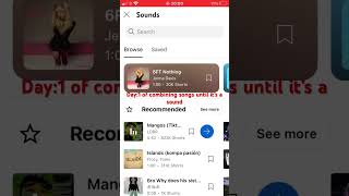 Day 1 of combining songs until it’s a sound shorts songs tend [upl. by Lynnworth757]