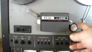 TEAC 3440 Reel to Reel Parts or Repair ZCUCKOO [upl. by Yrek734]