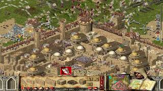 Stronghold Crusader The Great Wall of Defeated with Saladin Part 5 [upl. by Atronna]