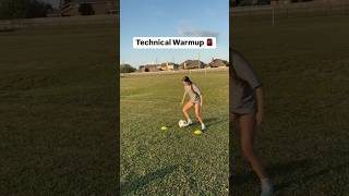 Technical Warm Up🚨 soccer football soccerskills soccertraining dribbling fyp [upl. by Dulcine]