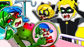 OMG Baby Cat Noir has a sister Zombie LadyBug Life Story  Miraculous Animation [upl. by Betty]