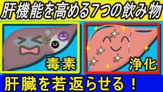 肝臓にいい飲み物7選！肝機能を浄化して高めてくれる最高の飲み物とは？【健康雑学】 [upl. by Weir]