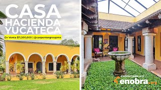 CASA de 1 NIVEL ESTILO HACIENDA Yucateca 🌴  Obras Ajenas  Carpenter Group [upl. by Zeralda]