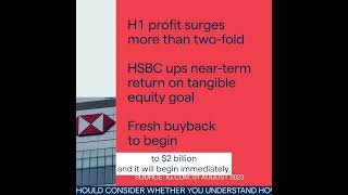 HSBC shares rise on 2bln buyback outlook [upl. by Wie]