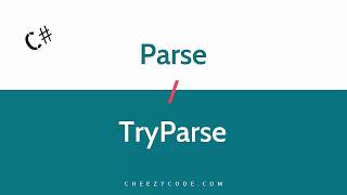 Parse TryParse In C  Convert String To Data Types C [upl. by Vania]