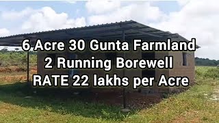 6 Acre 30 Gunta Farmland for sale  Contact Mahadevu 9448622855 [upl. by Hillhouse557]