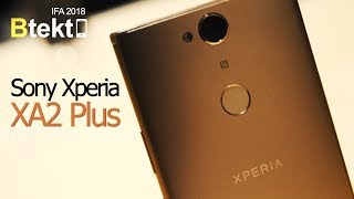 Sony Xperia XA2 Plus HandsOn IFA 2018 [upl. by Layman]