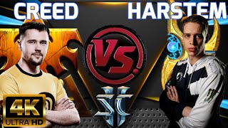 Starcraft 2 Harstem v Creed  4k High Definition [upl. by Naihs426]