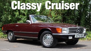 The Mercedes R107 SL Is A Classy Cruiser That Defined The 80s 1972 350SL Road Test [upl. by Ringsmuth681]