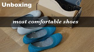 New flats unboxing and review  Allbirds  Most comfortable shoes [upl. by Ecnaralc285]