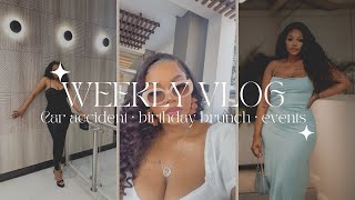 WEEKLY VLOG  SHE CRASHED MY CAR  BIRTHDAY BRUNCH  STORYTIME  XOLIGCABASHEVLOGS [upl. by Housum]