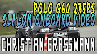 Christian Graßmann  Polo G60 235PS  Slalomrennen  THEIBACHPERFORMANCE [upl. by Ahsimit]