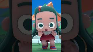 5 LITTLE MONKEY HUMPTY DUMPTY shorts  TikTok Song Trending Kubo House [upl. by Panter]