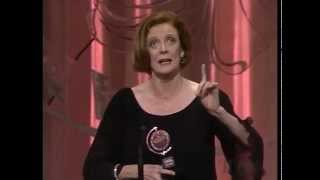 1990 Tony Awards  Maggie Smith  Best Actress in a Play [upl. by Darrelle119]